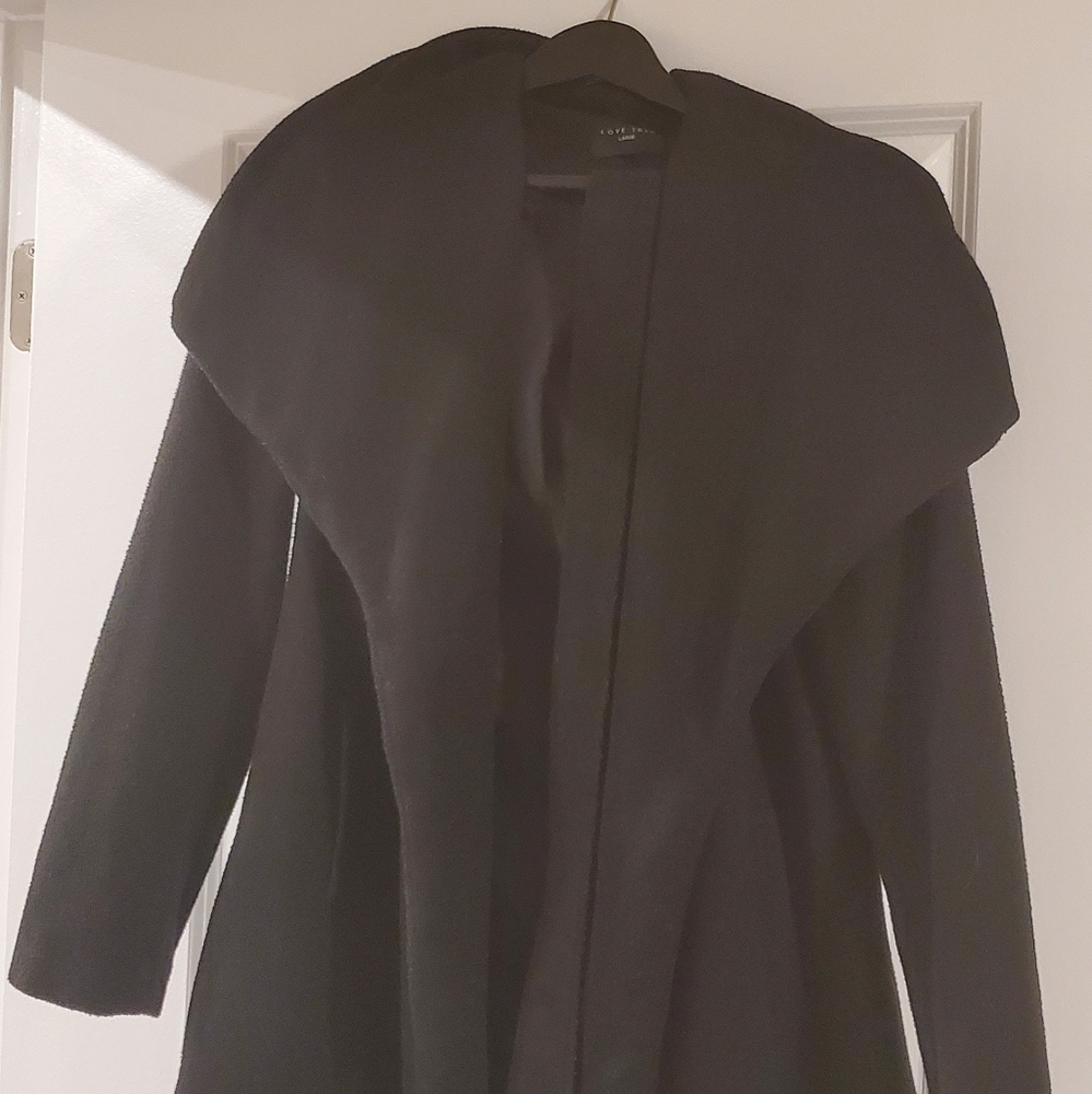 Womens Large love tree wrap coat